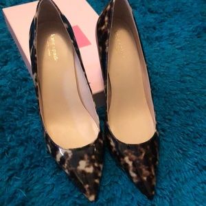 Kate Spade Sonia tortoise heels 9.5